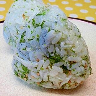 しらす＆青海苔のおにぎり